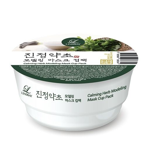 린제이 진정약초 모델링 마스크 컵팩 규조토, 28g, 1개
