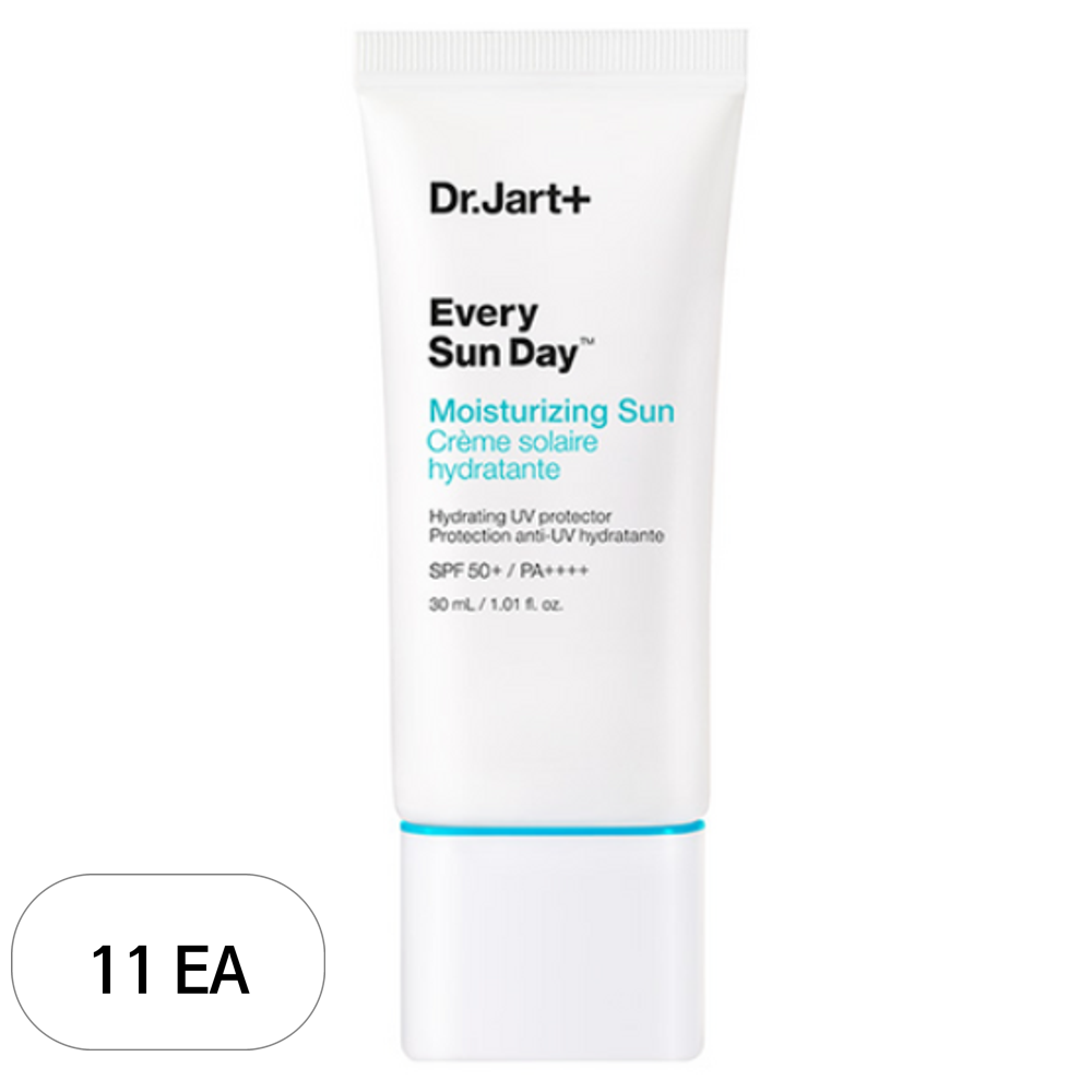 닥터자르트 에브리 선 데이 모이스처라이징 선크림 SPF50+ PA++++  30ml  11개