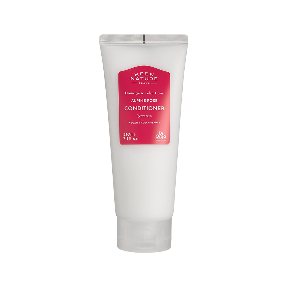 Dr. Orga Damage & Color Care Alpine Rose Conditioner Rose Scent, 210ml, 1pc