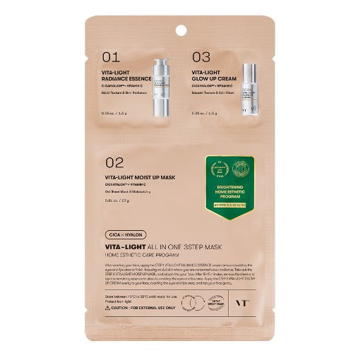 VT Cosmetics Vita-Light All In One 3-Step Mask (1 Sheet) 28ml