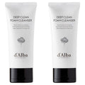 d'Alba White Truffle Deep Clean Clay Foam Cleanser 80ml (2-Pack)