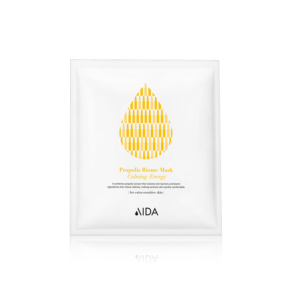 아이다 프로폴리스 바이옴 마스크-카밍에너지 1box(5매) - Aida Propolis Biome Mask