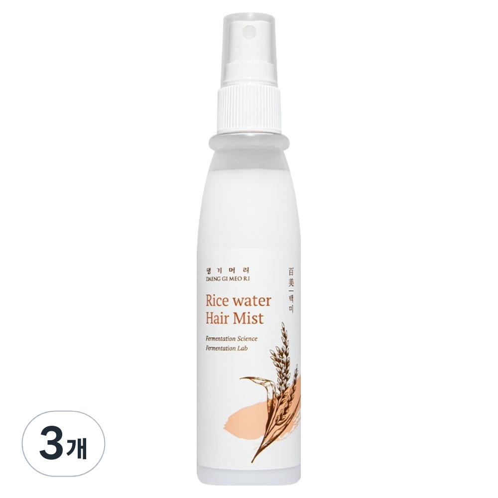 댕기머리 라이스 워터 헤어 미스트 100ml  3개  뿌리는 단백질 케어
