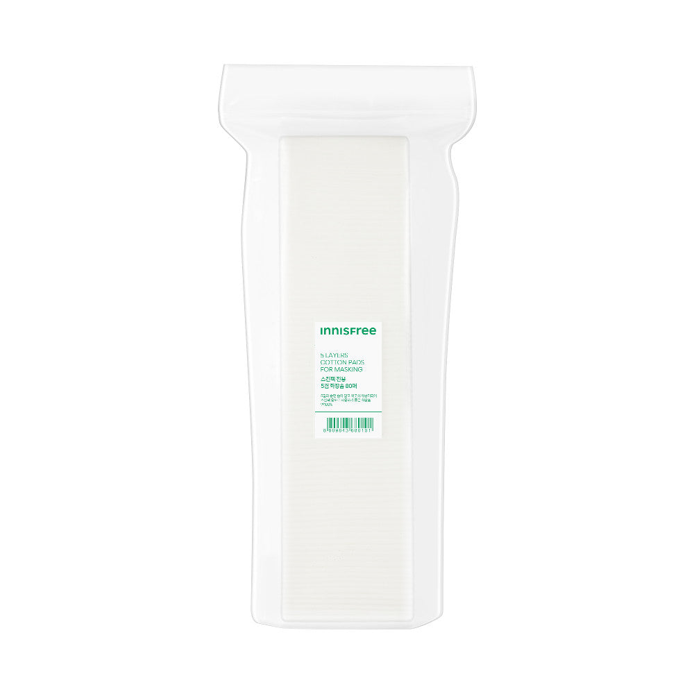 Innisfree 5-Layer Cotton Pads for Skin Pack (1200sheets), 1pc