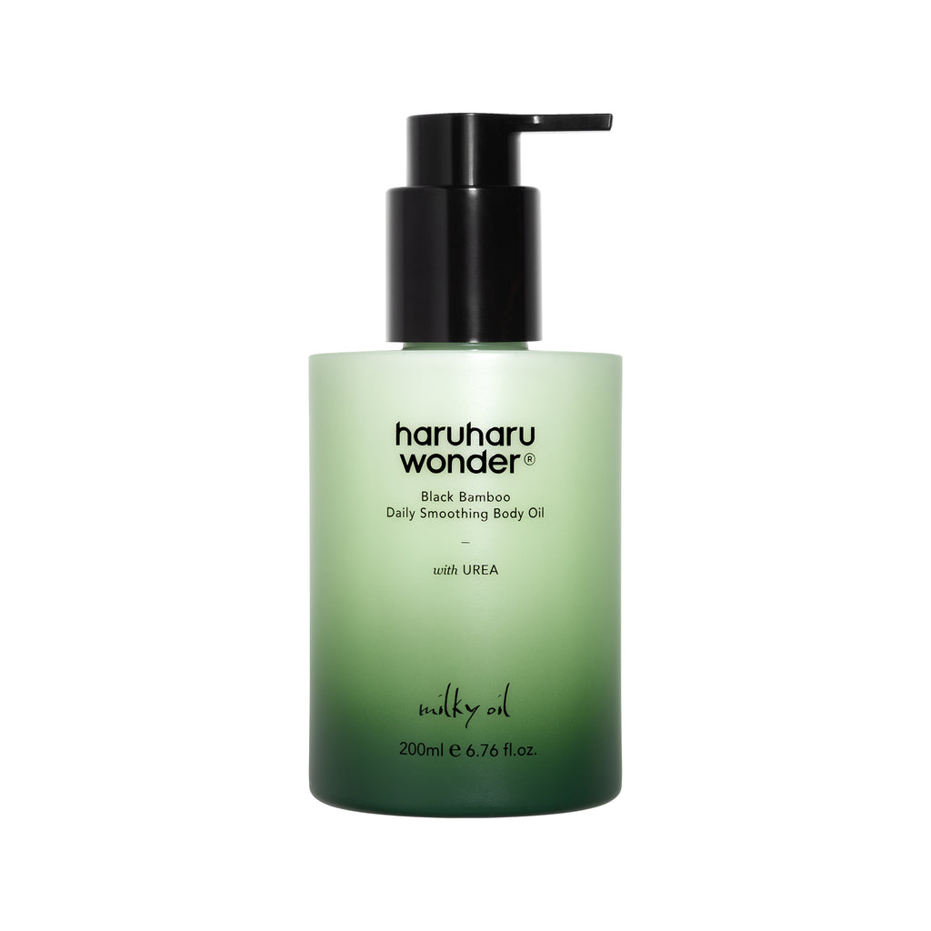 Haruharu Wonder Black Bamboo Daily Smoothing Body Oil (Herb Scent), 200ml, 1pc