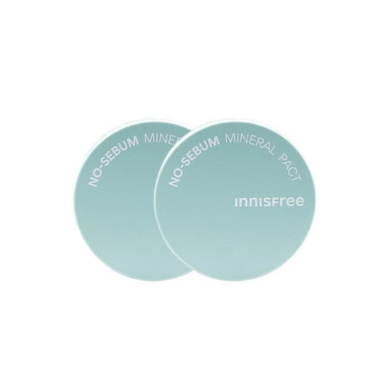 Innisfree No Sebum Mineral Pact 8.8g (1+1 Set)