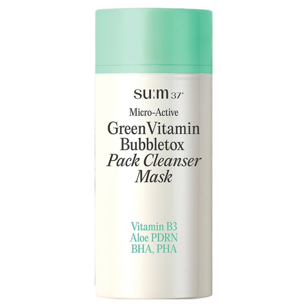 숨37도 마이크로액티브 그린 비타민B3 버블톡스 팩 클렌저 마스크 100ml  1개입  1개 [쿠팡 알럭스]