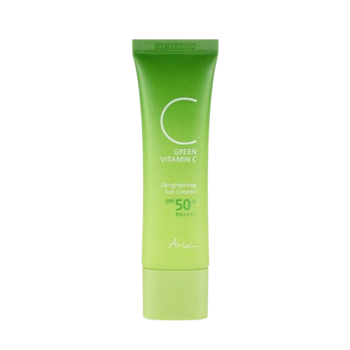 아리얼 그린 비타민 C 브라이트닝 선크림 50ml(SPF50+), 1개