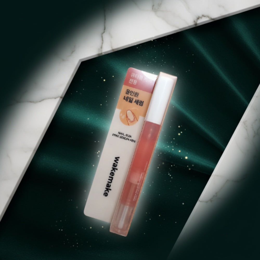 웨이크메이크 네일케어 큐티클오일 Cuticle Oil 네일건 핑크 세럼 펜  1개  8ml