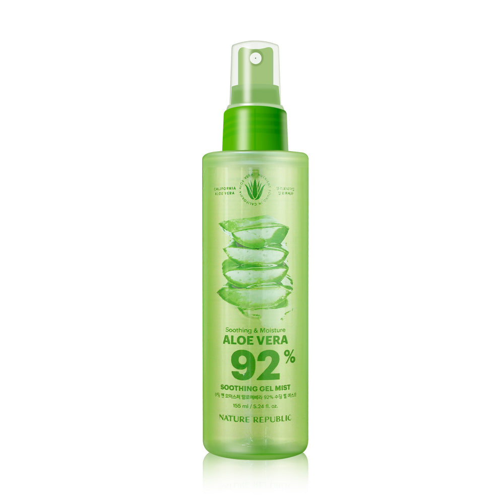 Nature Republic Soothing & Moisture Aloe Vera 92% Soothing Gel Mist 155ml (3pcs)