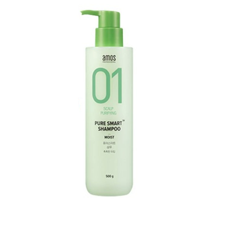 Amos Professional Pure Smart Shampoo Moist 500g, 2pcs