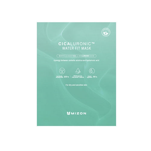 Mizon Cicaluronic Water Fit Mask - 40Sheets
