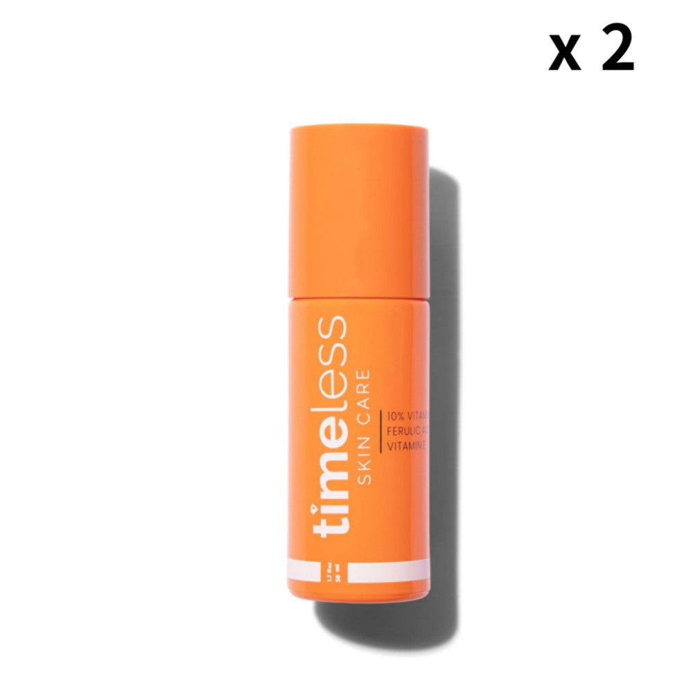 Timeless Skin Care 10% Vitamin C Serum 100ml 2-Pack