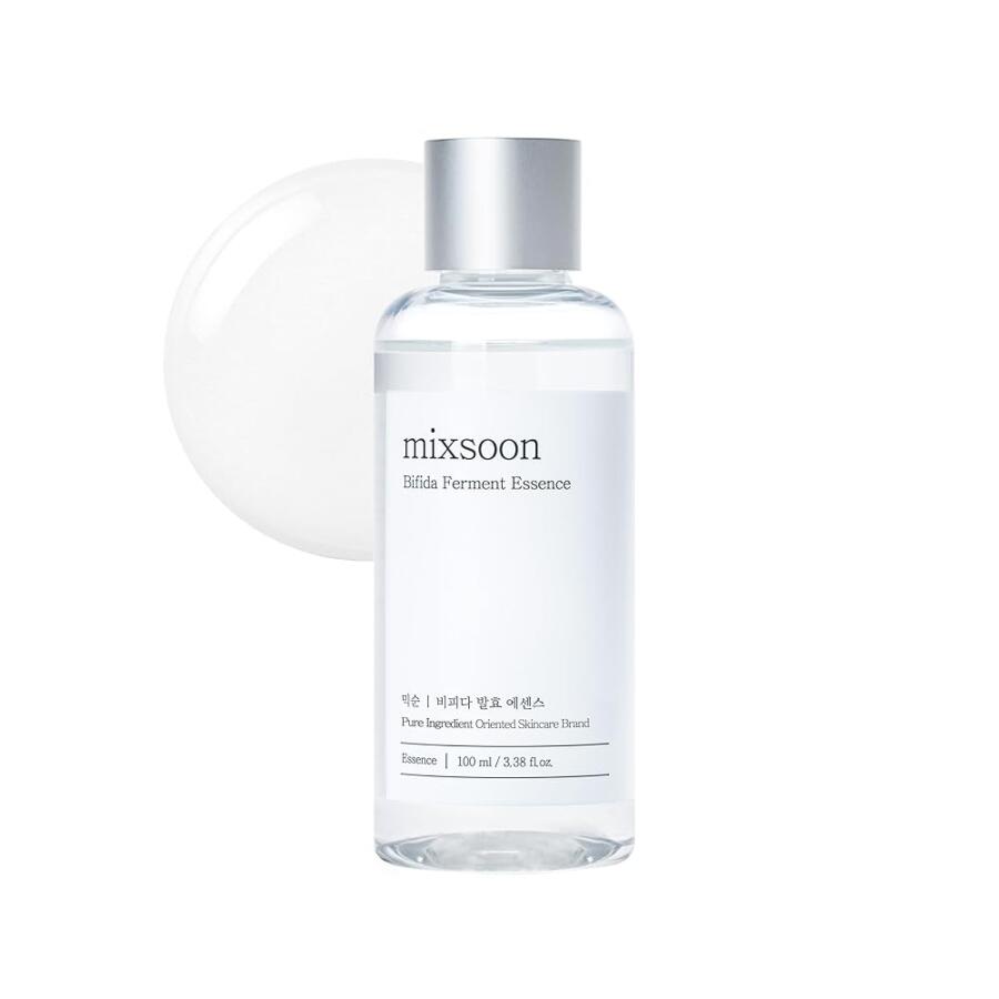 [아마존 공식]mixsoon Bifida Ferment Essence - 피부 장벽 강화, 손상된 피부를 위한 재생 에센스 - 한국 스킨 케어 - 비건 (100ml/3.38 fl.