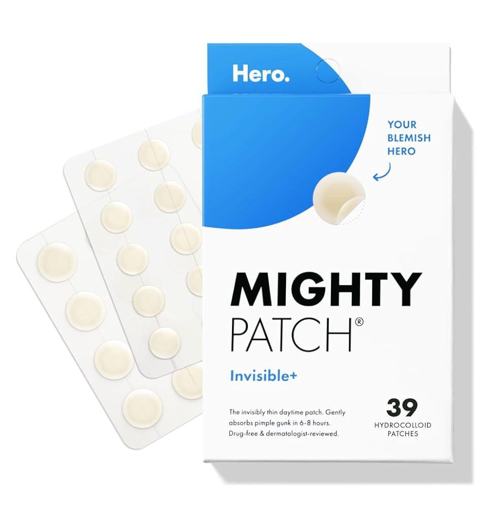 Hero Cosmetics Mighty Patch Invisible+ - Daytime Hydrocolloid Blemish Cover Patches 100ml