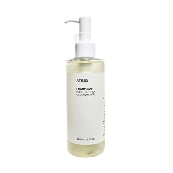 Anua Heartleaf Pore Control Cleansing Oil Mild 200ml (1pc) + Free Hestia Cotton Pads Gift