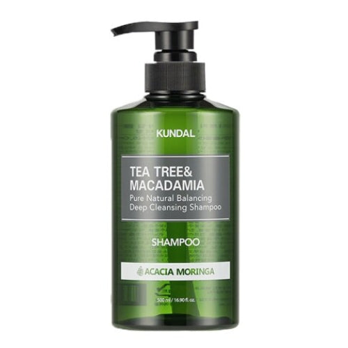 KUNDAL Tea Tree & Macadamia Pure Natural Balancing Deep Cleansing Shampoo 500ml, 1pc
