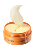 Bewants Deep Toning Glutathione Eye Serum Patch | Korean Retinol and Caffeine Eye Patches | Advanced