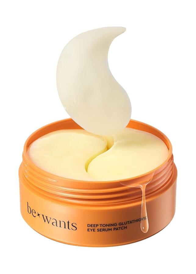 Bewants Deep Toning Glutathione Eye Serum Patch | Korean Retinol and Caffeine Eye Patches | Advanced