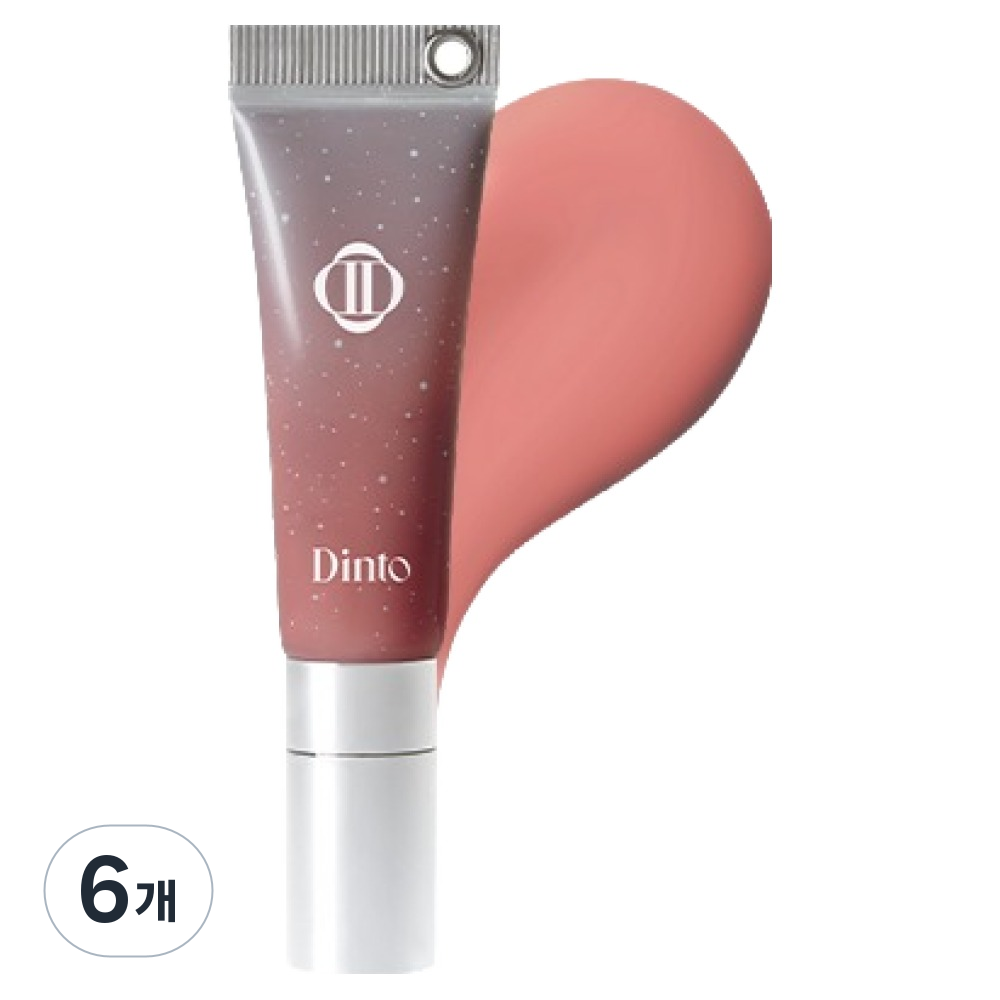 Dinto Frozen Lip Jelly #374 Dove Lip Gloss - 6 Pieces 12ml