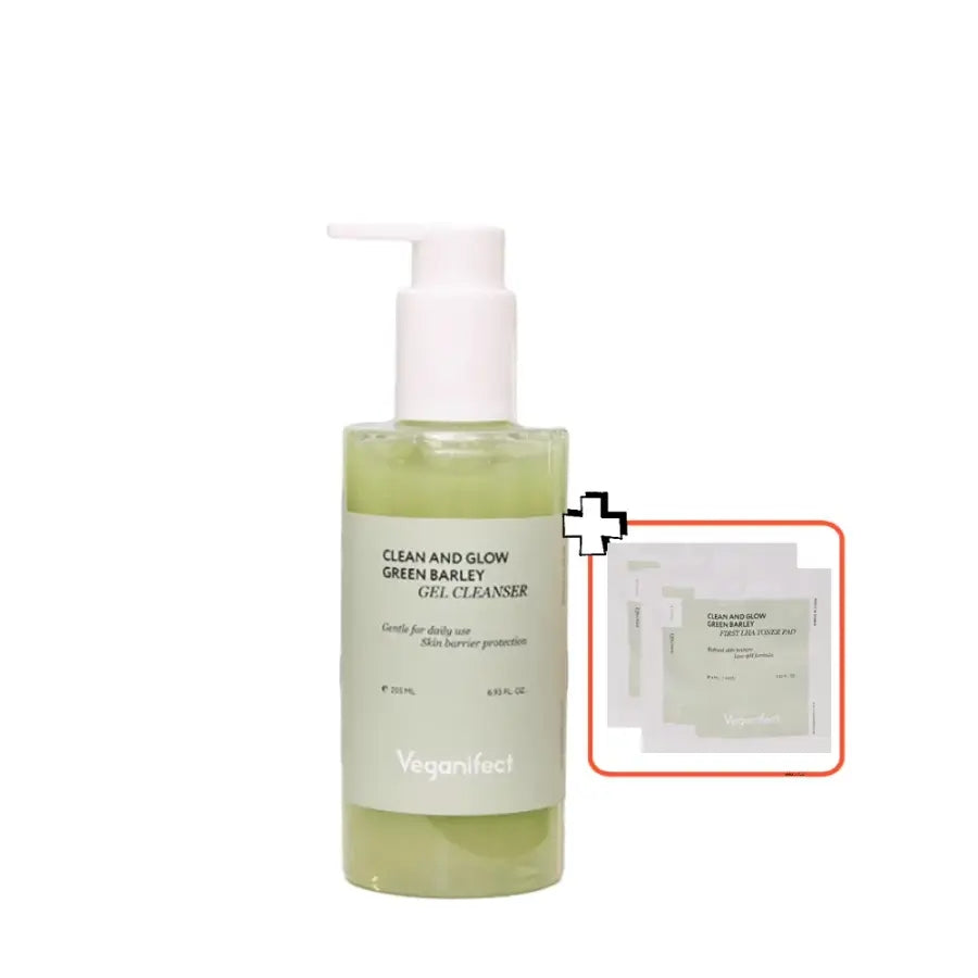 비건이펙트 청보리 LHA 젤클렌저 205ml(+토너패드 4매)