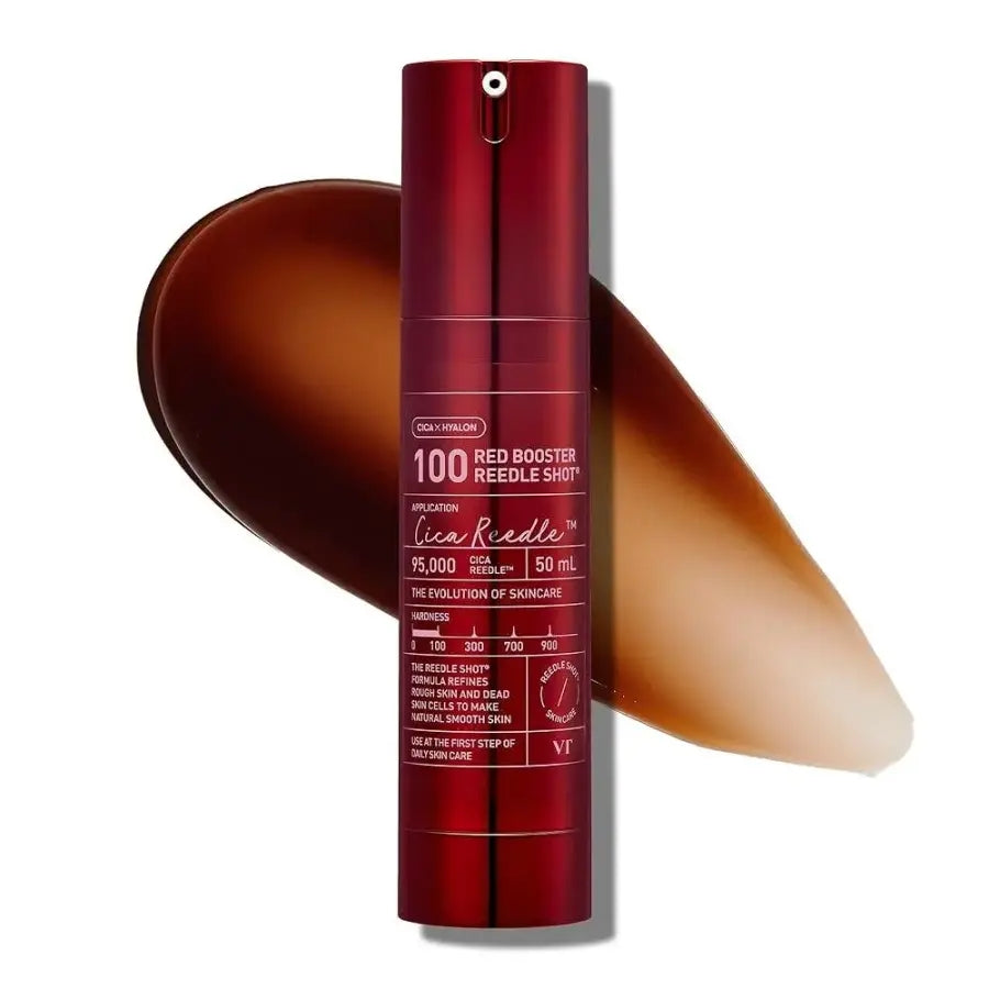 VT COSMETICS Red Booster Reedle Shot 100 Serum (Dragon's Blood Extract & Exosome Microneedle Formula) 50ml