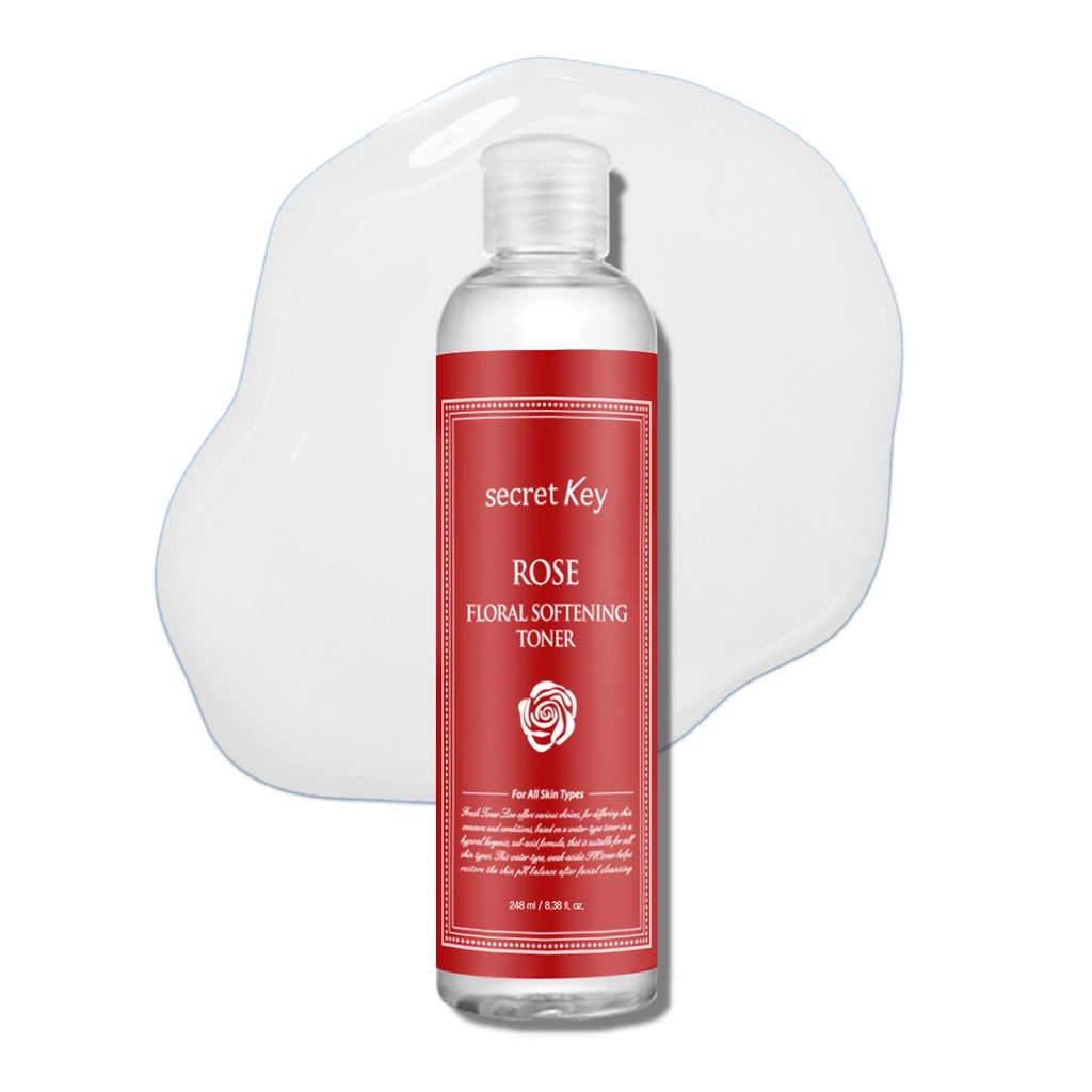 Secret Key Rose Floral Softening Toner 550ml x 2pcs