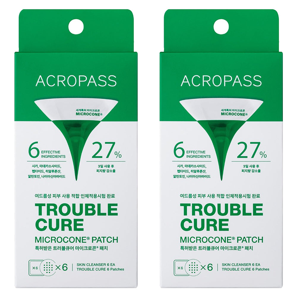 [아마존 공식]ACROPASS Trouble Care 마이크로콘 여드름 패치, 초기 여드름 및 뾰루지를 위한 스팟 케어, 잡티를 위한 하이드로콜로이드 및 나이아신아마이드 (레귤러