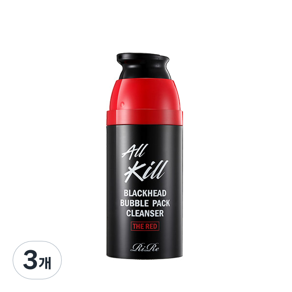 RiRe All Kill Blackhead Bubble Pack Cleanser The Red 120ml x 3ea