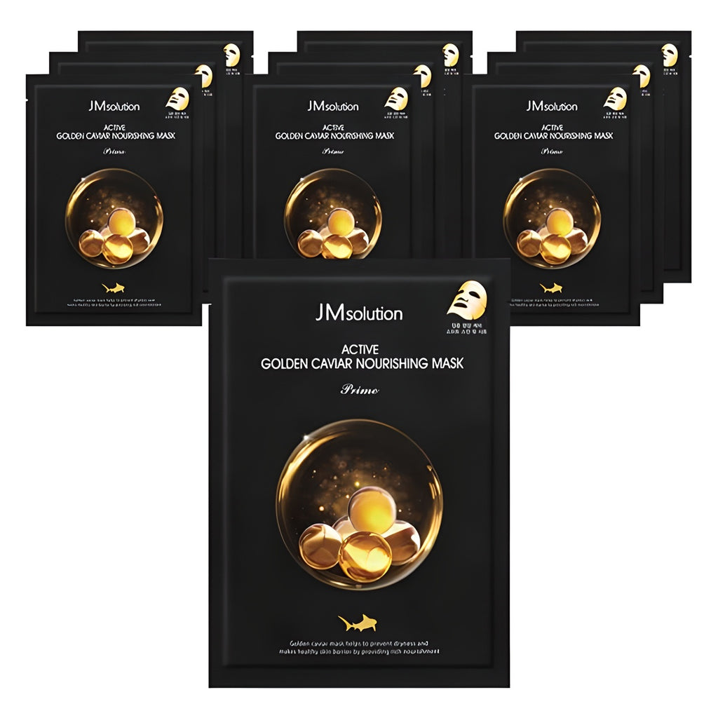 JMSolution Active Golden Caviar Nourishing Mask Prime 30ml x 10 Sheets