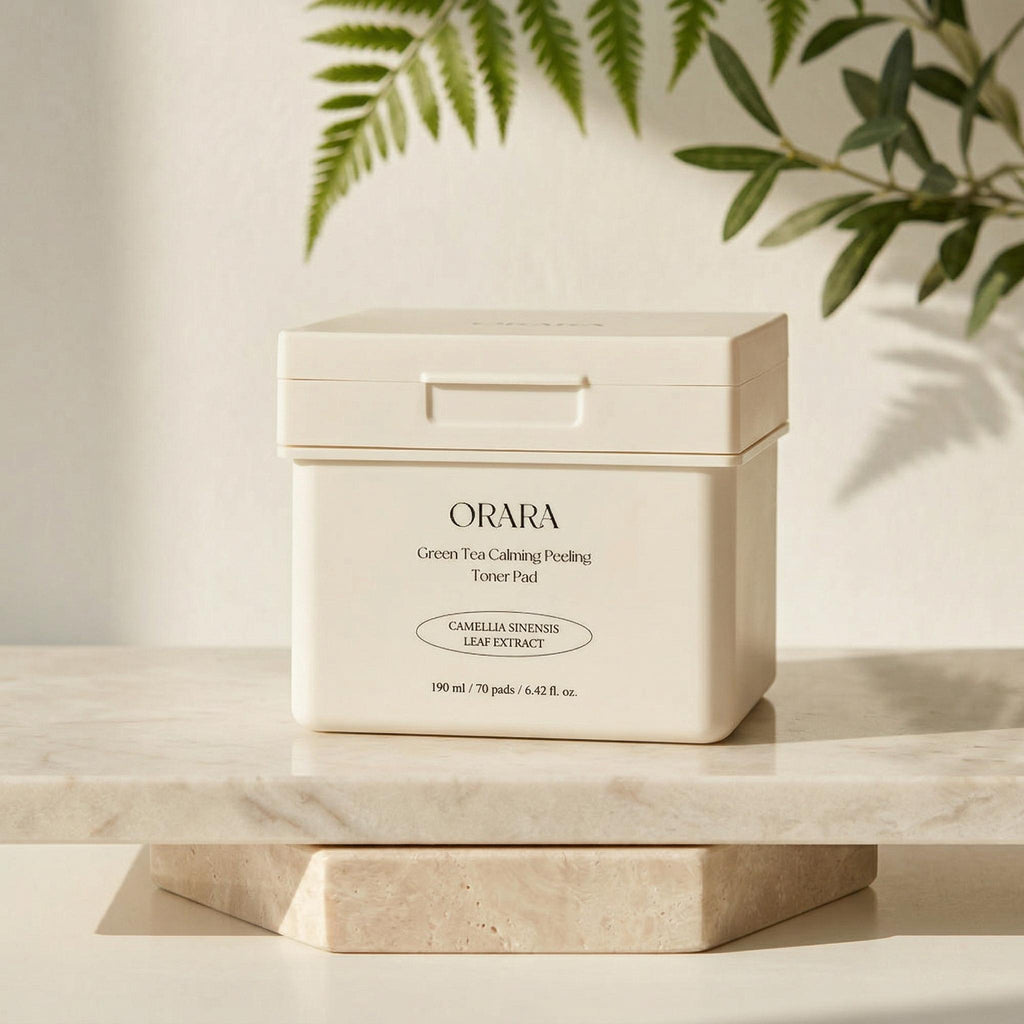 Orara Green Tea & Ceramide Calming Peeling Toner Pad 100ml (1ea)