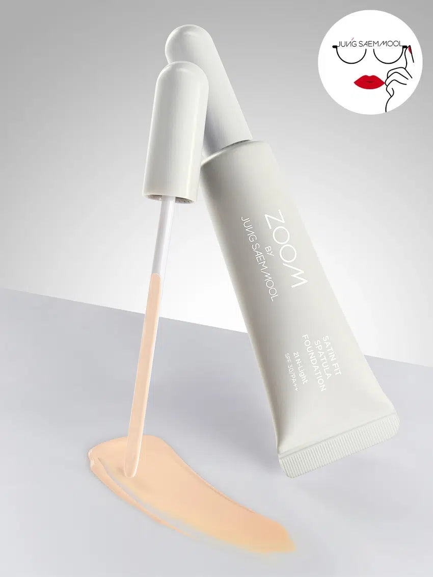 [23호 미디엄]줌 바이 정샘물 새틴핏 스파츌라 파운데이션 25 ml