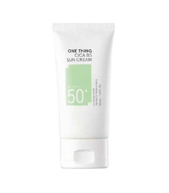 ONE THING Cica B5 Sun Cream 60ml (SPF50+), 3pcs