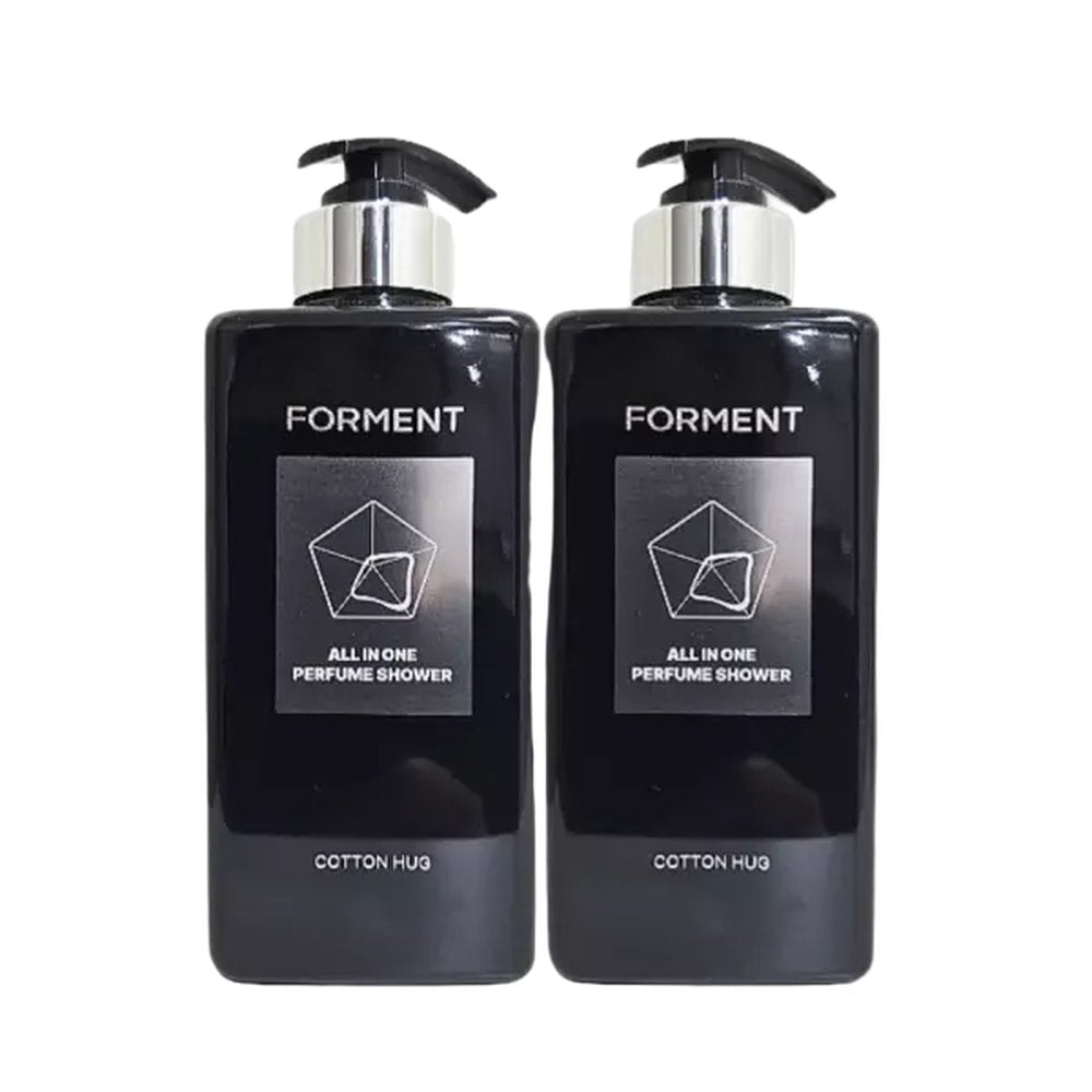 (정품)FORMENT COTTON BATH 포맨트 퍼퓸샤워 코튼배쓰 포맨트바디워시  2개  500ml