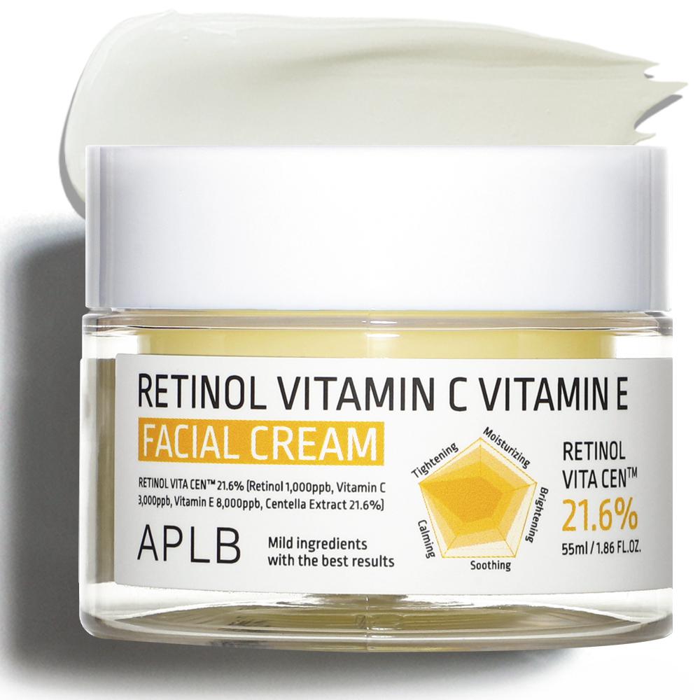 APLB 레티놀 비타민C 비타민E 페이셜 크림 55ml 1 86fl oz