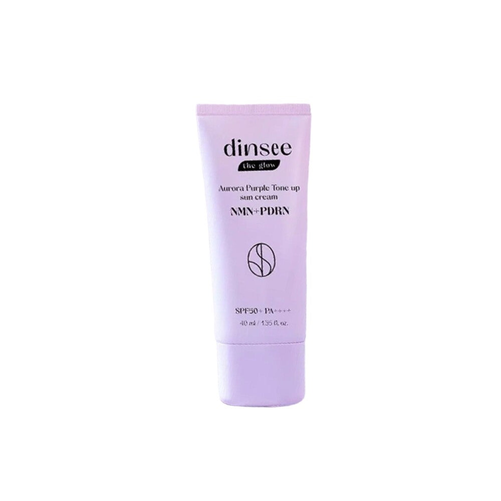 딘시 더글로우 오로라 NMN 피디알엔 퍼플톤업 선크림 40 ml