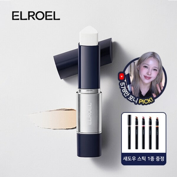 ELROEL Blanc Cover Cream Stick Navy 13g + 1 Shadow Stick