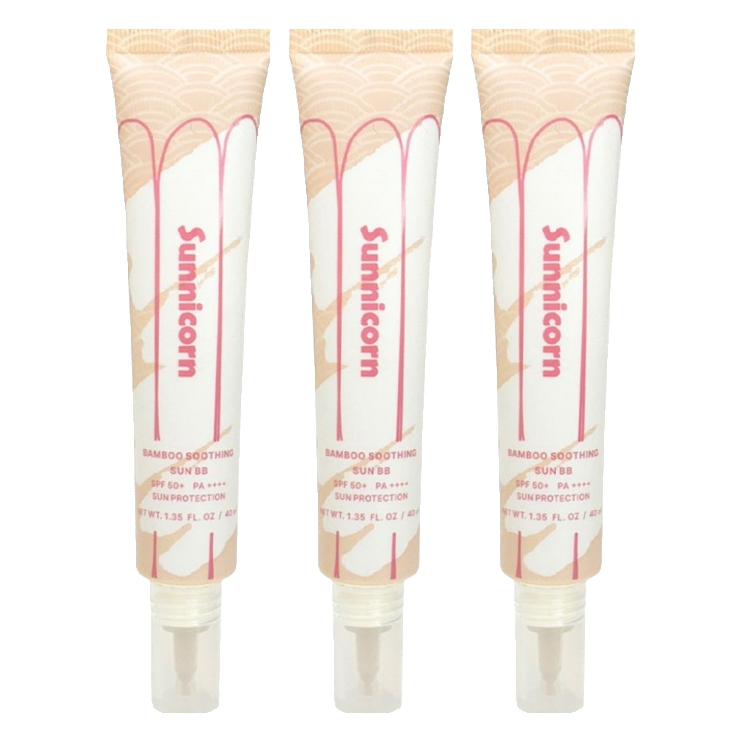 써니콘 뱀부 수딩 선비비 SPF50+ PA++++  3개  40ml
