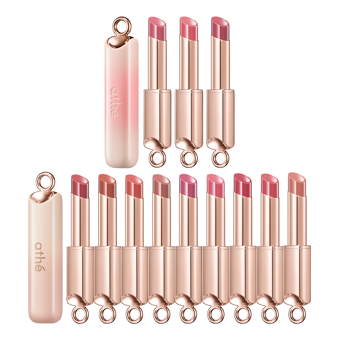 [20% 쿠폰] 아떼 어센틱 립 글로이 밤 12종 택 1 athe Authentic Lip Glowy Balm