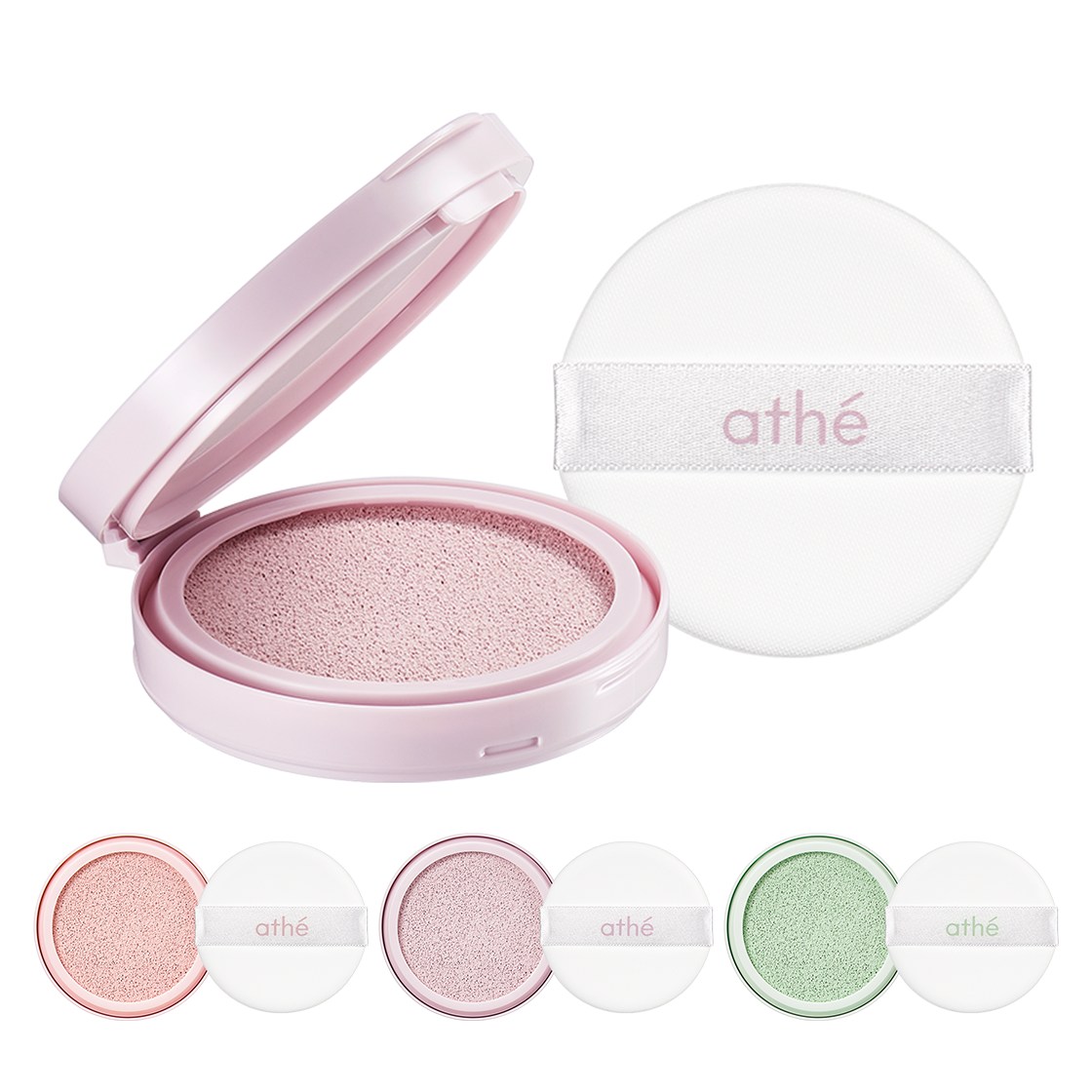 [20% 쿠폰] 아떼 비건 릴리프 라이팅 톤업 선 쿠션 리필 SPF50+PA++++ 택 1 Vegan Relief Lighting Tone Up Sun Cushion