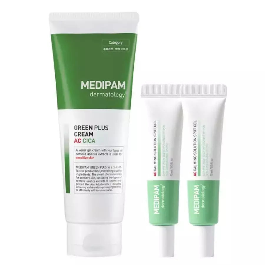 ()에이씨 시카 수분진정 크림 220ml+스팟 젤 15ml 2개 /2세트구매시추가
