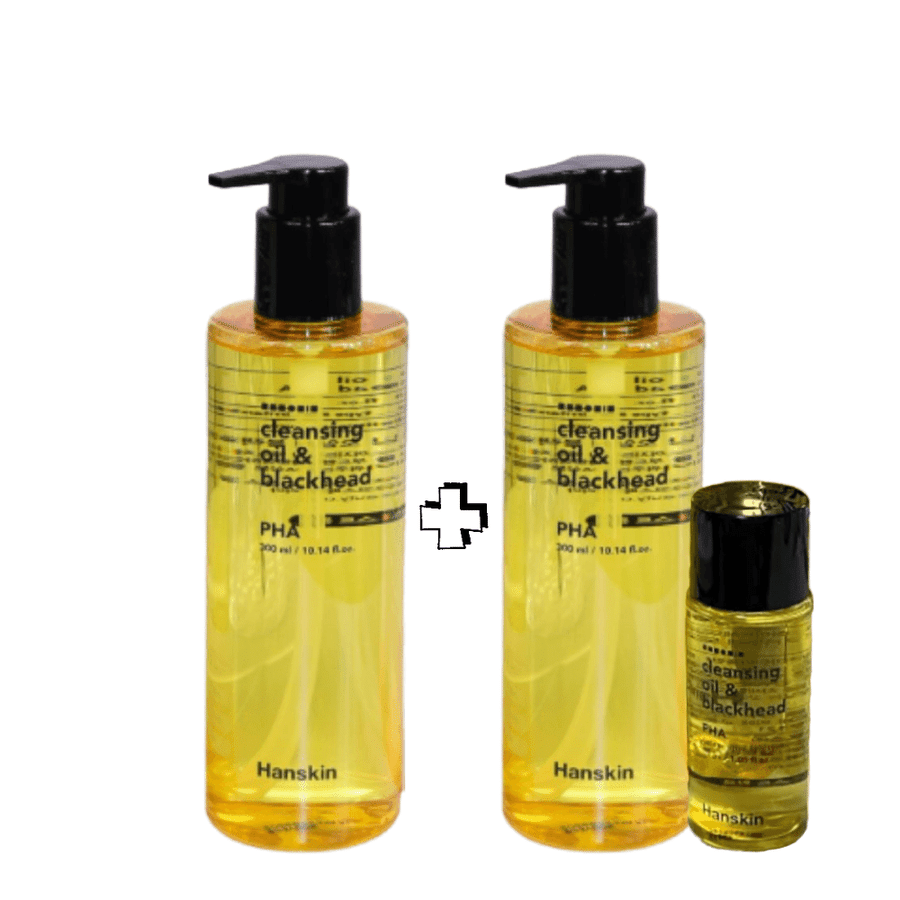 Hanskin Cleansing Oil & Blackhead PHA Special Set (36ml + 200ml + 30ml Mini)