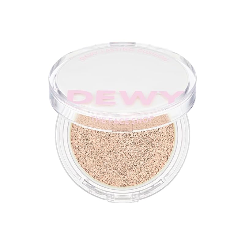 THEFACESHOP 공식 듀이 라스팅 쿠션 파운데이션 #201 12g Dewy Lasting Cushion Foundation #201 12g