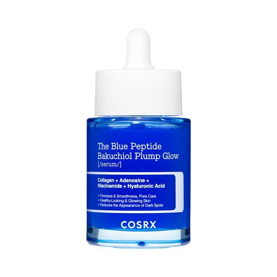 [아마존 공식]COSRX The Blue Peptide Bakuchiol Plump Glow Serum, Korean Peptide Plumping Seurm for face wi