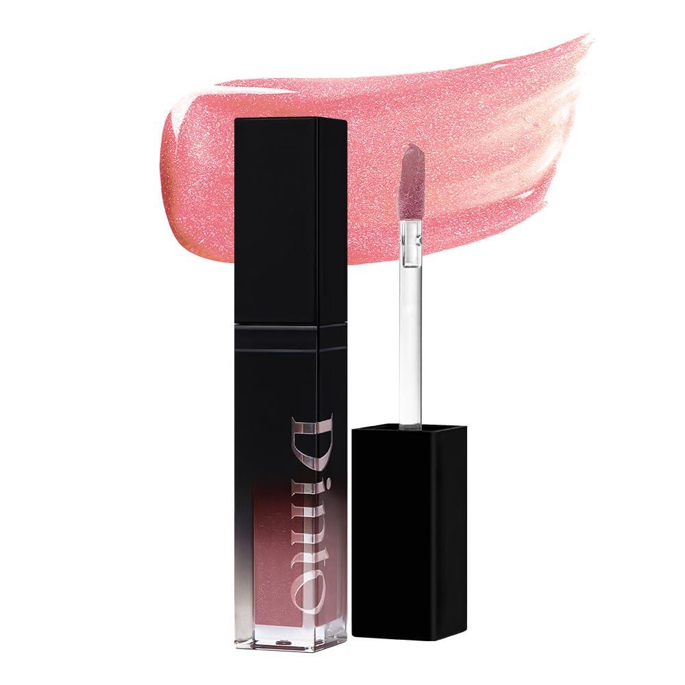 DINTO (Peter & Wendy Collection Pearl-Kissed 플럼핑 립 글레이스 모이스처라이징 립글로스 부드러운 펄 샤인 가벼운 질감 쿨링 트리트먼트  129