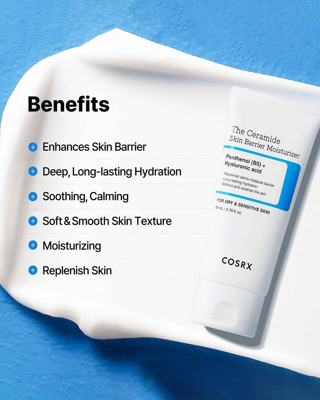 COSRX The Ceramide Skin Barrier Moisturizer 80ml, 1pc