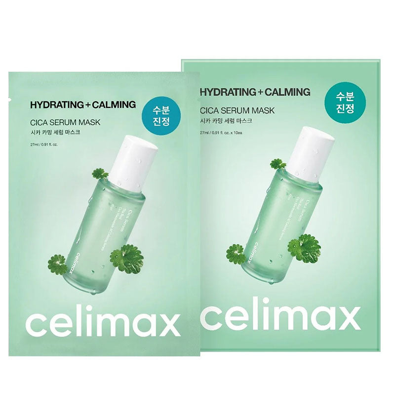 [Celimax] Cica Calming Serum Mask 27ml (23 Sheets - 20+3 Pack)