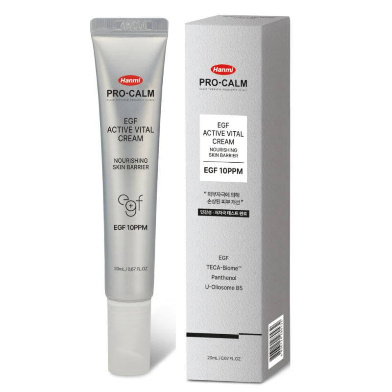 Hanmi Pharmaceutical Pro-Calm EGF Active Vital Cream 20ml (Includes 4 Samples)
