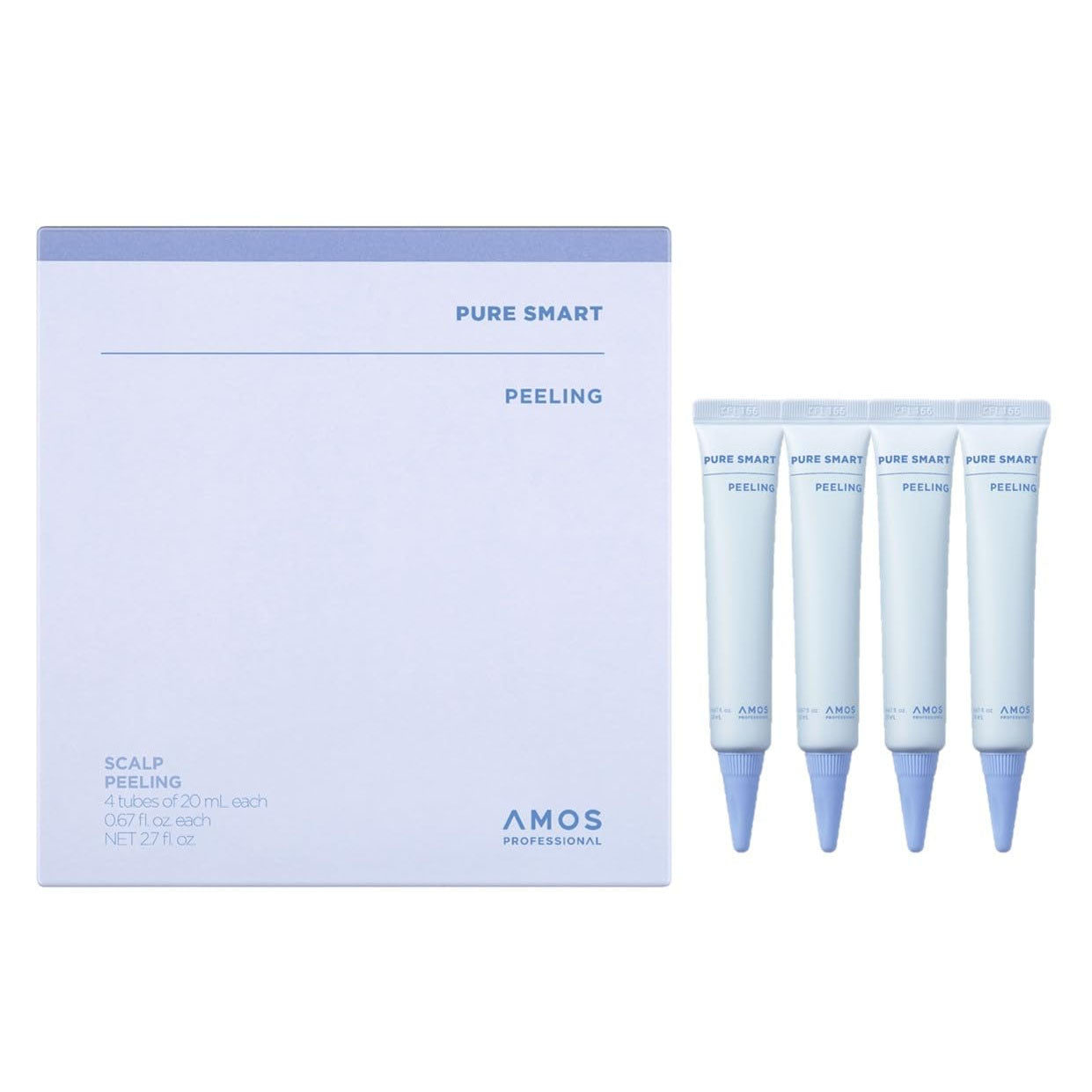Amos Professional Pure Smart Peeling 20ml x 6pcs + Hand Cream 2pcs Set