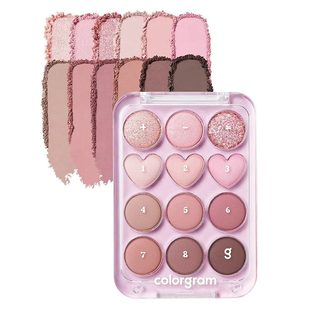 Colorgram Pin Point Eyeshadow Palette - 03 Pink + Lavender Love (1 Unit) 9ml